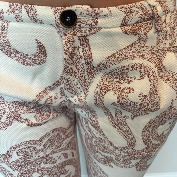 Bruno Manetti Italian Casual Light Paisley Trousers (like Etro) - Picture 4 of 7